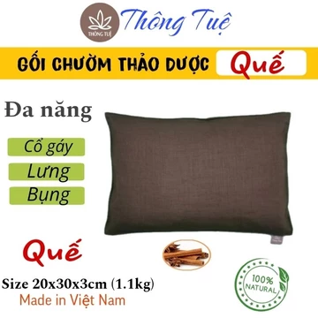 Gối chườm nóng thảo dược QUẾ - Túi chườm thảo dược QUẾ