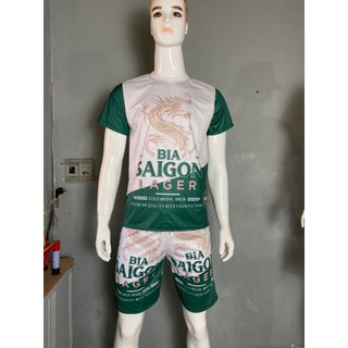 Bộ Thể Thao Nam In SAIGON nhiều màu vải thun lưới mè thoáng mát, set mặc nhà đi chơi tập gym Kl2