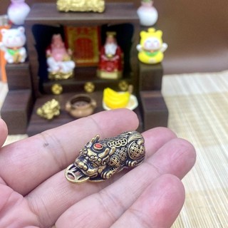 Tỳ Hưu Đồng Mini cao cấp phòng thủy Tài Lộc Bình An Trang trí Bàn thờ Thần Tài Thổ Địa mini