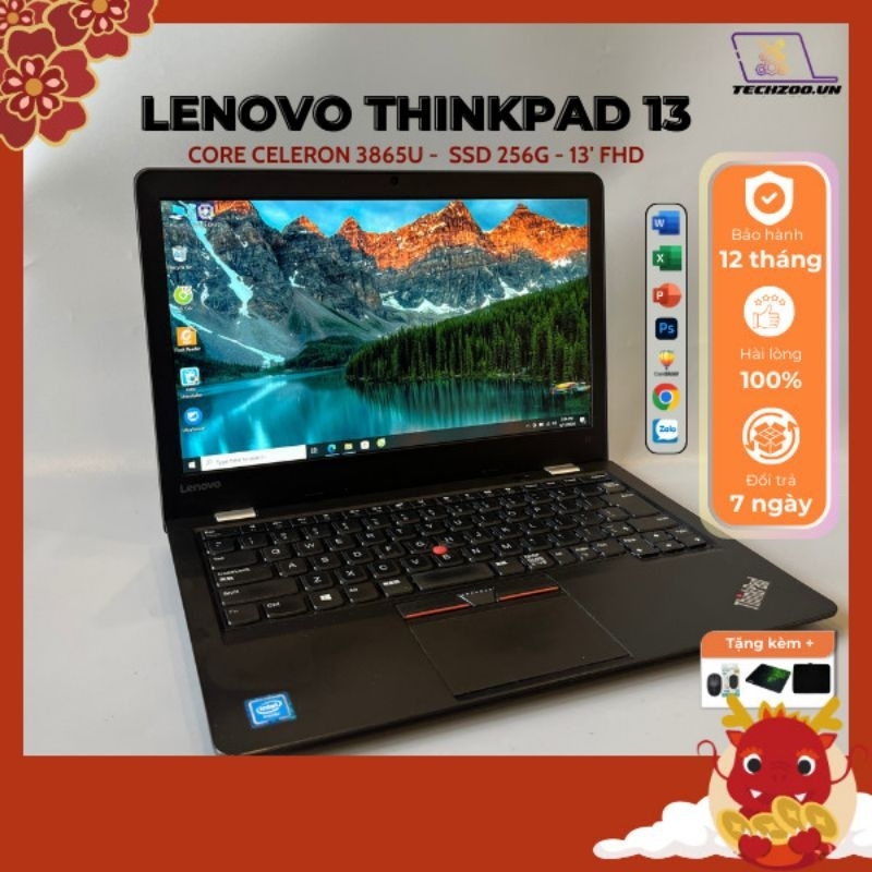 Laptop Lenovo Thinkpad 13 (Celeron 3865U/8GB/256GB SSD/13.3inch FullHD ...