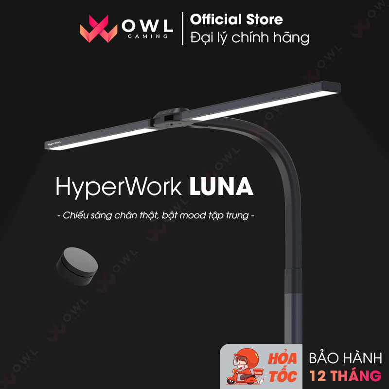 Đèn kẹp bàn LED HyperWork Luna - HPW DL01 (Hàng chính hãng) | BigBuy360 - bigbuy360.vn