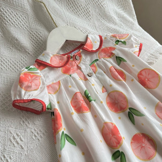 Váy bé gái cổ sen cho bé gái (9-26kg) dễ thương mềm mát 1-7 tuổi N0100 BUNNY KIDS