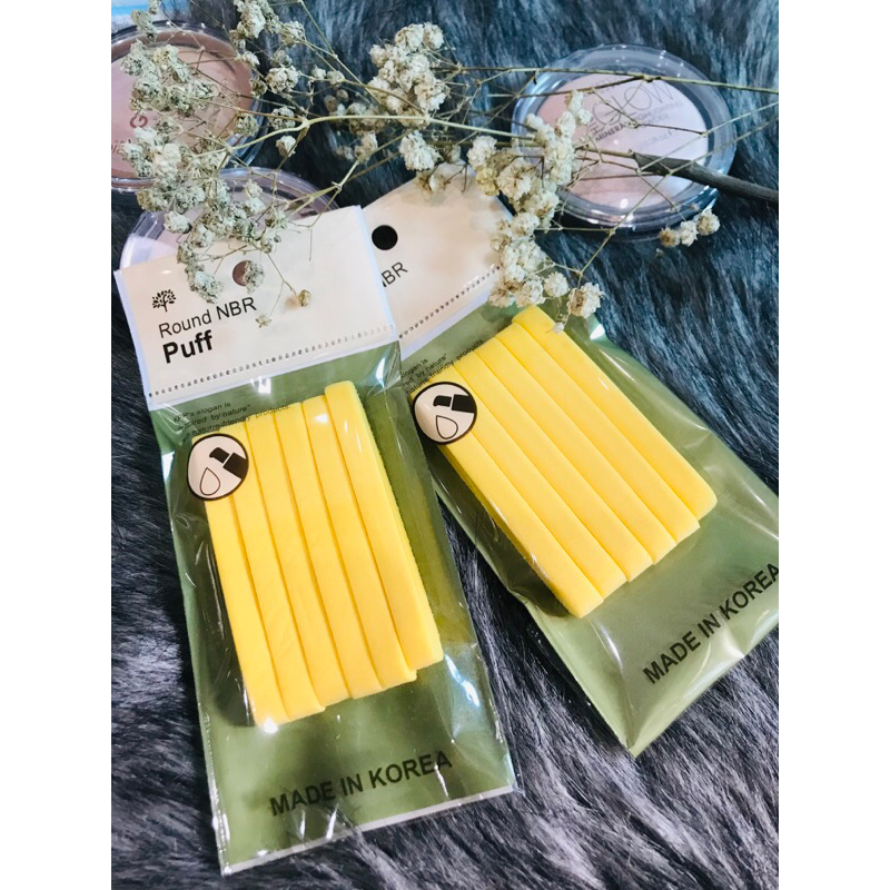 Mút nở rửa mặt bọt biển (6 miếng)