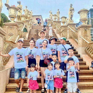 Áo thun đồng phục nhóm, áo phông nhóm công ty gia đình team biulding chất mát thoáng