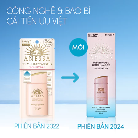 Kem chống nắng Anessa các loại (chính hãng, nhãn phụ tiếng việt, date mới nhất)
