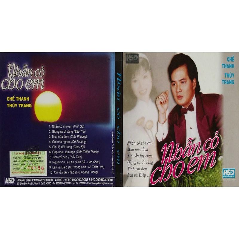 Băng Cassette Chế Thanh - Nhẫn Cỏ Cho Em