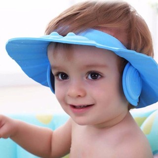 Mũ Gội Đầu Cho Bé - Chắn Nước Bảo Vệ Tai Và Mắt Hình Vương Miện-Nón Tắm Có Thể Điều Chỉnh Vòng Đầu Tiện Lợi -Alulu.store