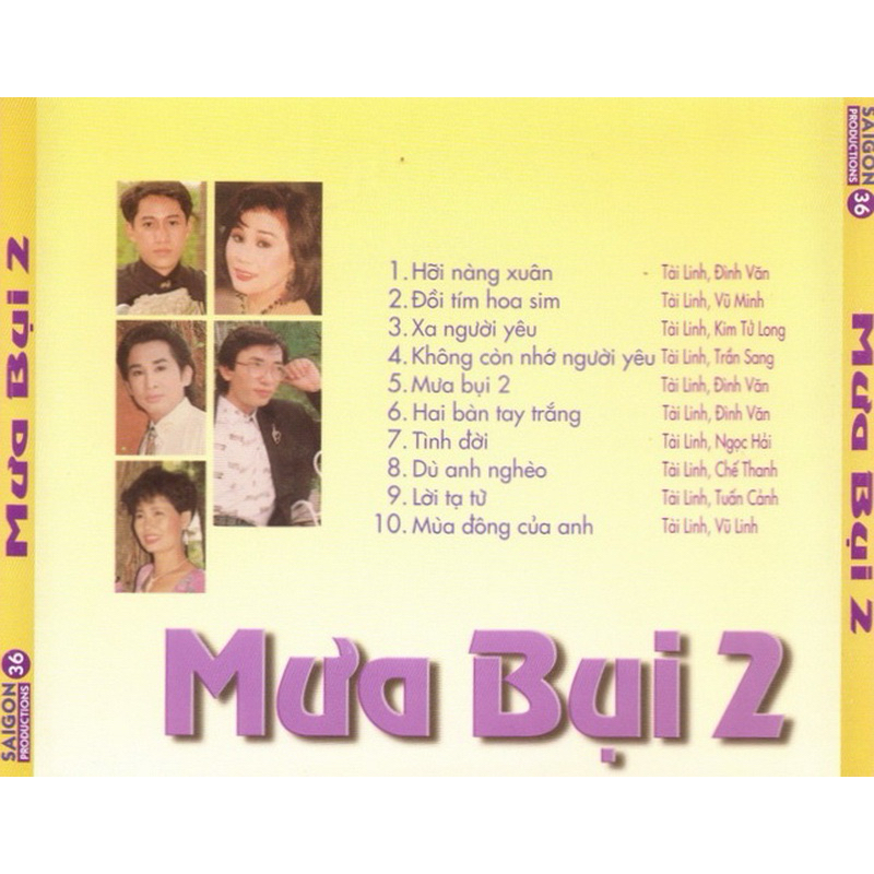 Băng Cassette Mưa Bụi 2 - Đình Văn, Tài Linh