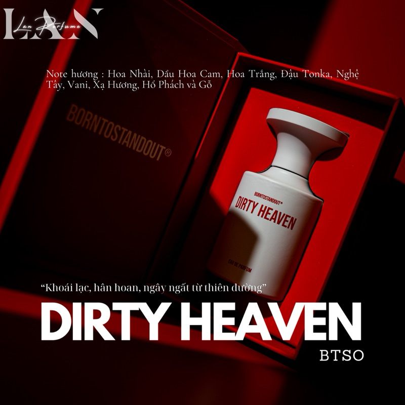 [LAN] Nước Hoa Unisex BTSO Dirty Heaven EDP 50ml Fullbox