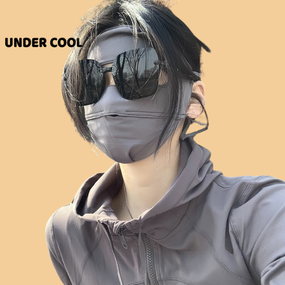 Khẩu Trang Chống Nắng Che Trán UNDERCOOL Chống Tia UV Thun Lạnh Nhiều Màu Ship Sài Gòn - Hà Nội - KT02