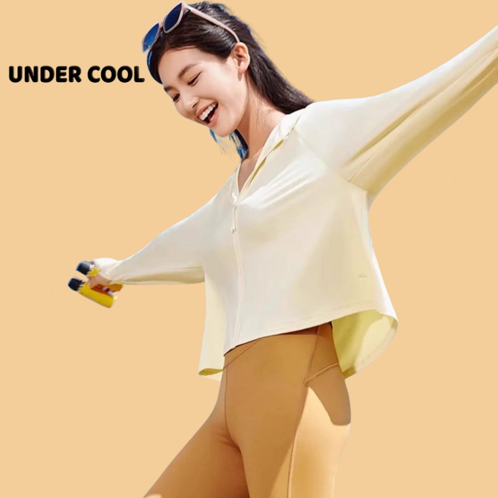 Áo Chống Nắng Dáng Choàng Lửng UNDERCOOL Mũ Vành Cánh dơi siêu nhẹ Chống Chói Chất Thun Lạnh ACN02