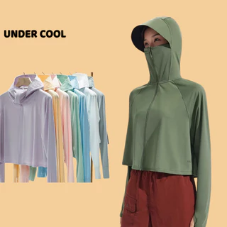 Áo Chống Nắng Dáng Choàng Lửng UNDERCOOL Mũ Vành Cánh dơi siêu nhẹ Chống Chói Chất Thun Lạnh ACN02