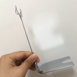 Kẹp để bàn inox dùng để kẹp cài tấm quảng cáo hoặc menu nhà hàng
