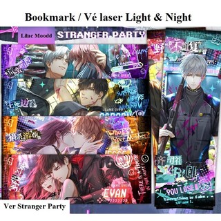 [MUA 4 TÍNH TIỀN 3] Light and Night | Bookmark bigsize đánh dấu trang vé thẻ laser UV Charlie Evan OSBORN