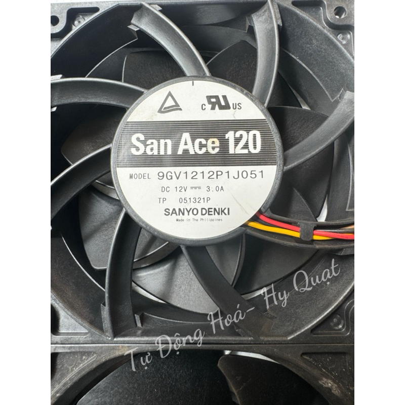 Quạt tản nhiệt 12V San Ace 120 - 12x12x4cm_3A SANYO DENKI | Shopee Việt Nam