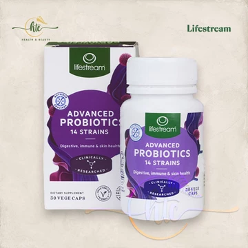 [HỎA TỐC] Viên uống men vi sinh 14 chủng Lifestream Advanced Probiotic 30 viên