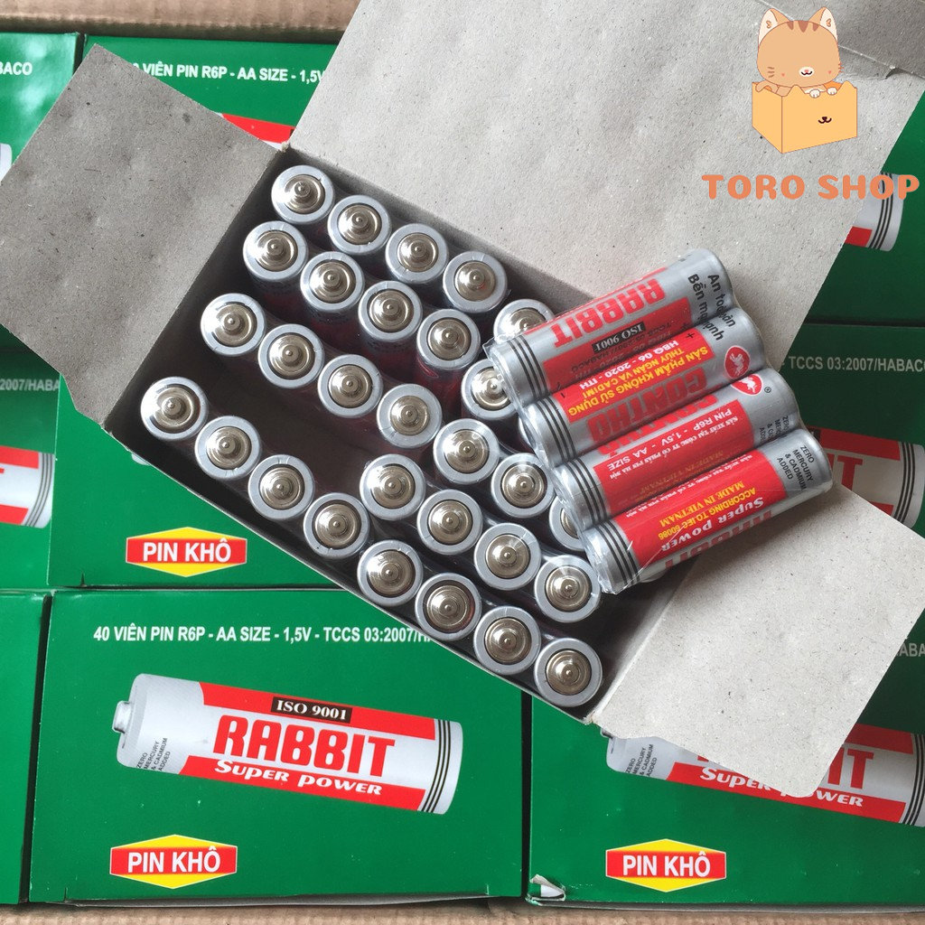 Pin Con Thỏ AA (2A) - Loại Nhỏ size AAA (3A) 1.5V Dùng Cho Xe Đồ Chơi ...