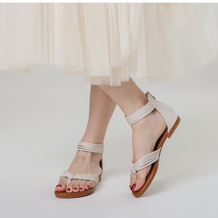 [Chính hãng]Giày sandal chiến binh nữ boho XIANGLV thổ cẩm sang trọng 1.5cm, sandal nữ xỏ ngón, giày dây LAL04- Laylalay