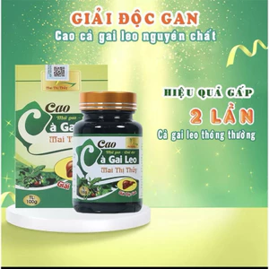 Cao Cà Gai Leo nguyên chất Mai Thị Thuỷ bổ gan mát gan hộp 100g giúp MÁT GAN, hạ MEN GAN, tăng cường chức năng GAN