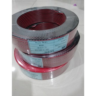 100m Dây điện đôi đỏ đen lõi đồng 22awg