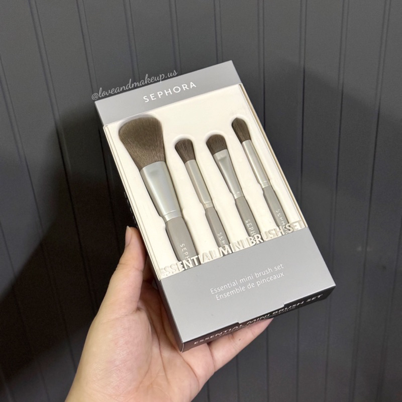 (BILL SEPHORA US) Bộ Cọ Tiện Lợi Sephora Collection Essential Mini ...