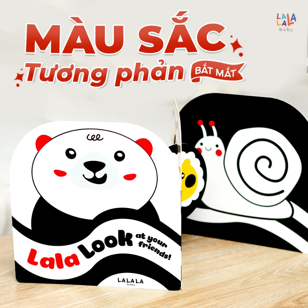 Đồ chơi âm thanh Lalalook hoàn thiện thị giác não bộ phát triển cho bé sơ sinh 5 bài hát Lalala baby