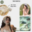 -🍊Khăn turban tam giác băng đô ren voan quấn trùm đầu,buộc tóc,quấn tạp dề,... phong cách đồng quê Pháp (K05)-P1