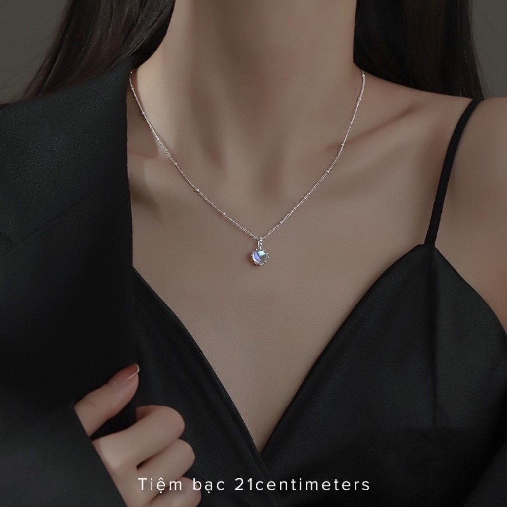 Ảnh Dây chuyền bạc Blue moon, Dây chuyền Tiệm bạc 21Centimeters 1