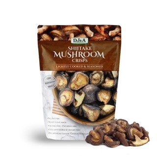 Nấm hương sấy giòn DJ&A Shiitake Mushroom Crips thơm ngon, bổ dưỡng và giàu chất xơ