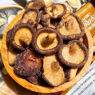 Nấm hương sấy giòn DJ&A Shiitake Mushroom Crips thơm ngon, bổ dưỡng và giàu chất xơ