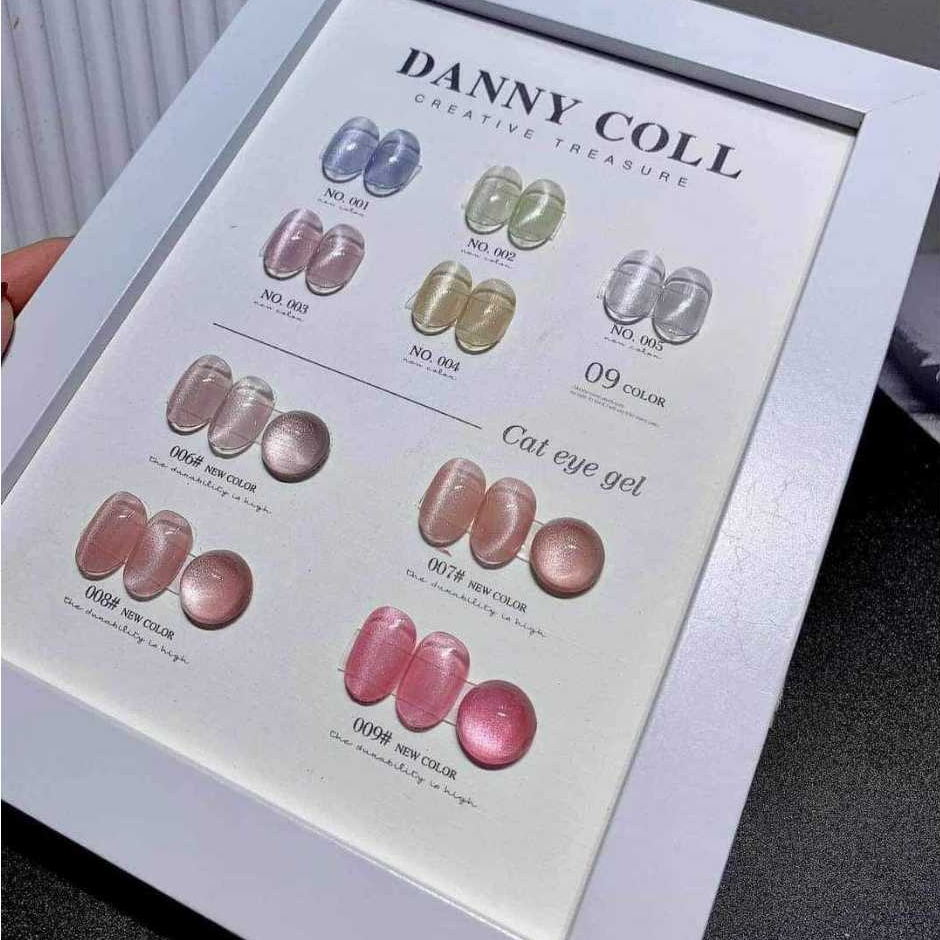 Sơn mắt mèo ánh trăng Danny Coll Set 9 màu cao cấp tặng kèm bẳn màu ...