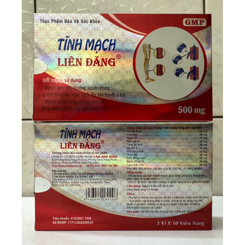 Tĩnh Mạch Liên Đăng 30 viên