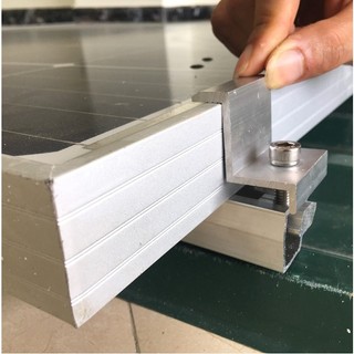 Kẹp biên kẹp góc kẹp bìa 30mm 35mm 40mm chuyên dụng lắp pin mặt trời
