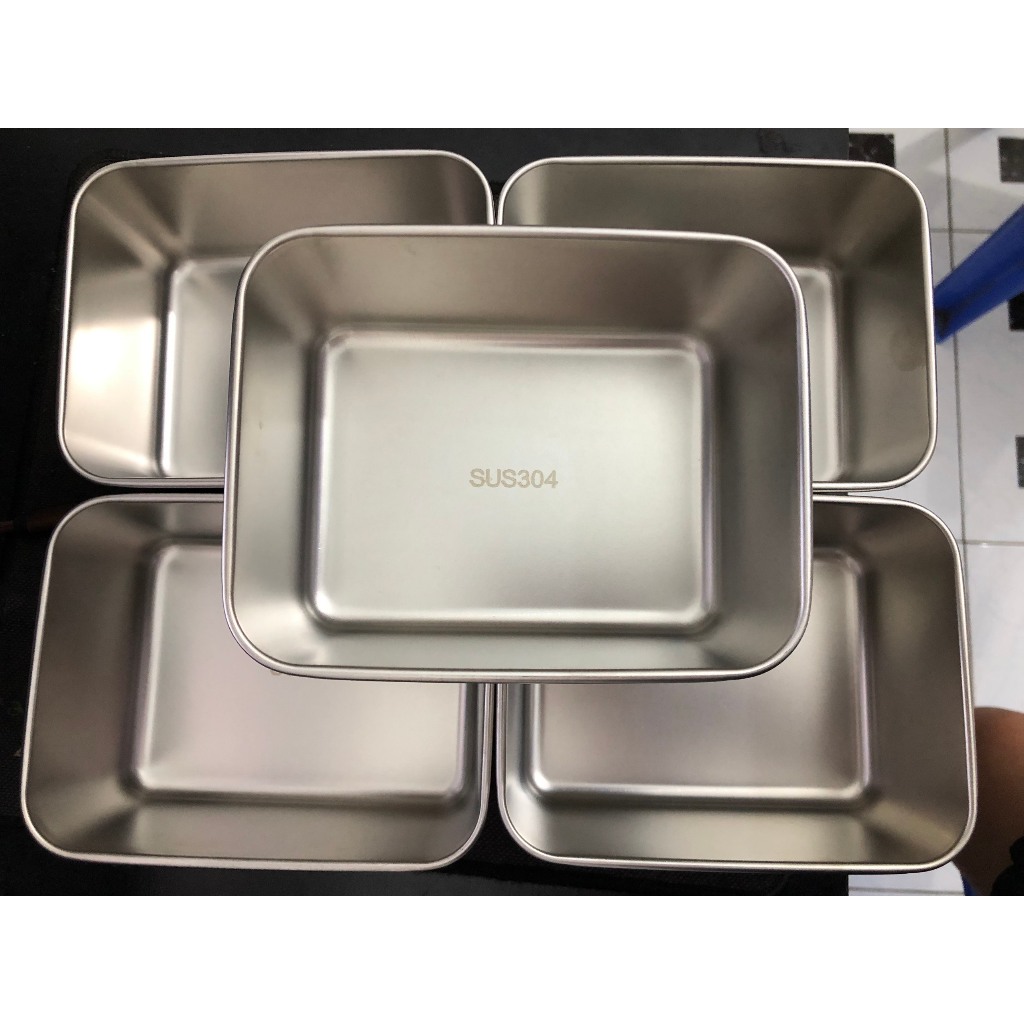 (COMBO 5) HỘP ĐỰNG THỰC PHẨM INOX 304 CAO CẤP, CHỐNG GỈ SÉT BỀN BỈ, Nắp Nhựa Đậy Kín Giữ Tươi Lâu Hơn
