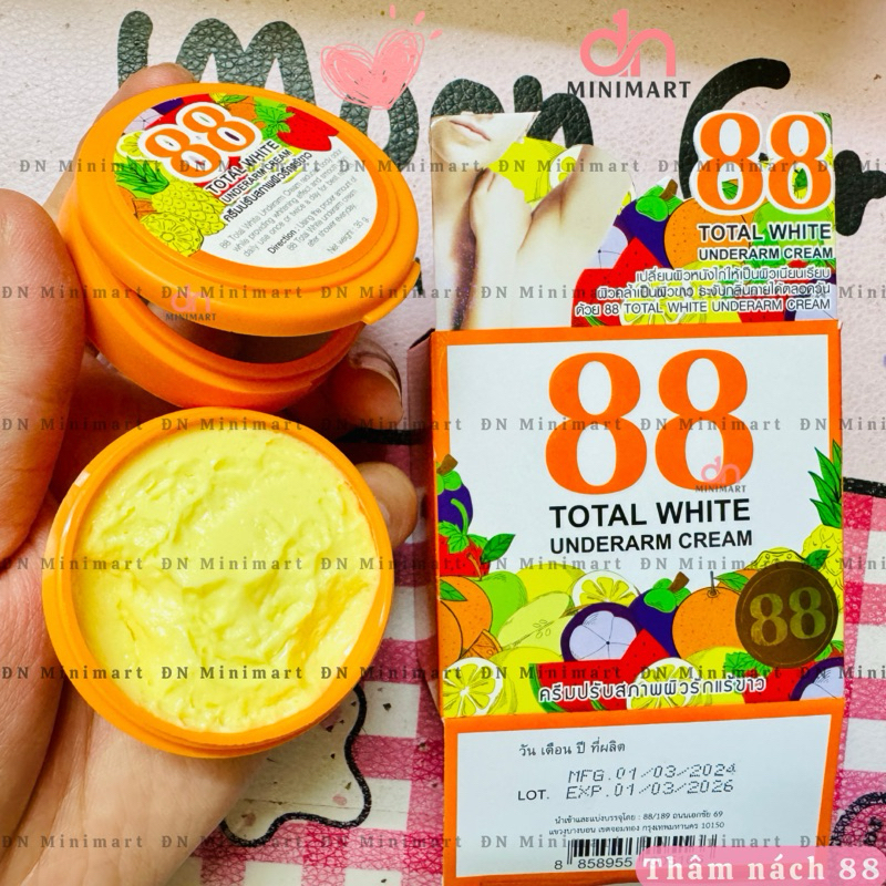 Kem Giảm Thâm Nách S88 - 88 Total White Underarm Cream 35g