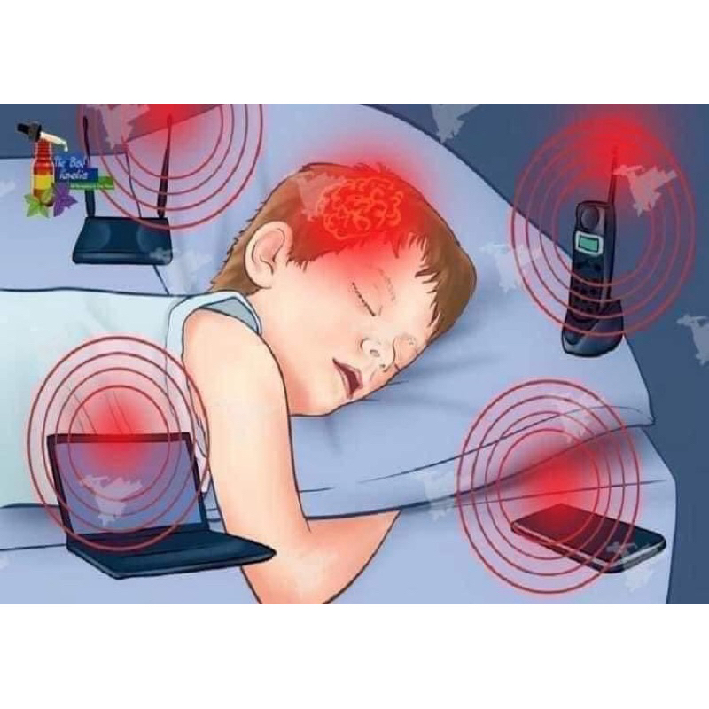 Miếng dán chắn sóng điện thoại - Chíp chặn sóng điện từ Hàn Quốc
