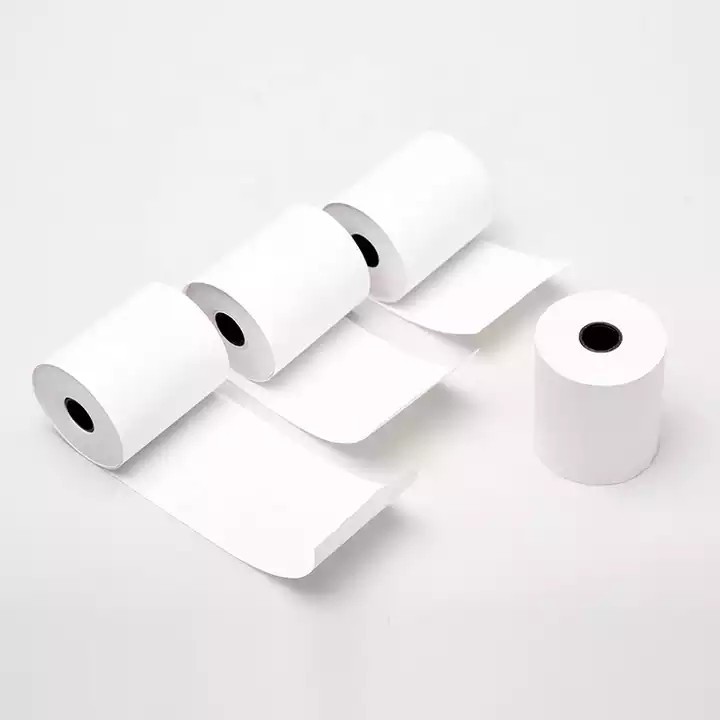 [ 100 CUỘN ] GIẤY IN HÓA ĐƠN K58x45 GIẤY IN NHIỆT GIẤY IN BILL GIẤY NHIỆT GIẤY TÍNH TIỀN [ 100C K58*45 TEM ĐỎ NAKAPOS ]
