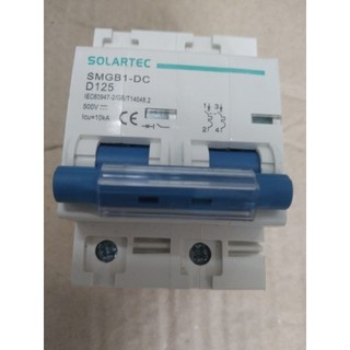 Atomat DC 550v 125A Bộ ngắt mạch Mini năng lượng mặt trời Công tắc pin 125A  MCB cho hệ thống PV quang điện