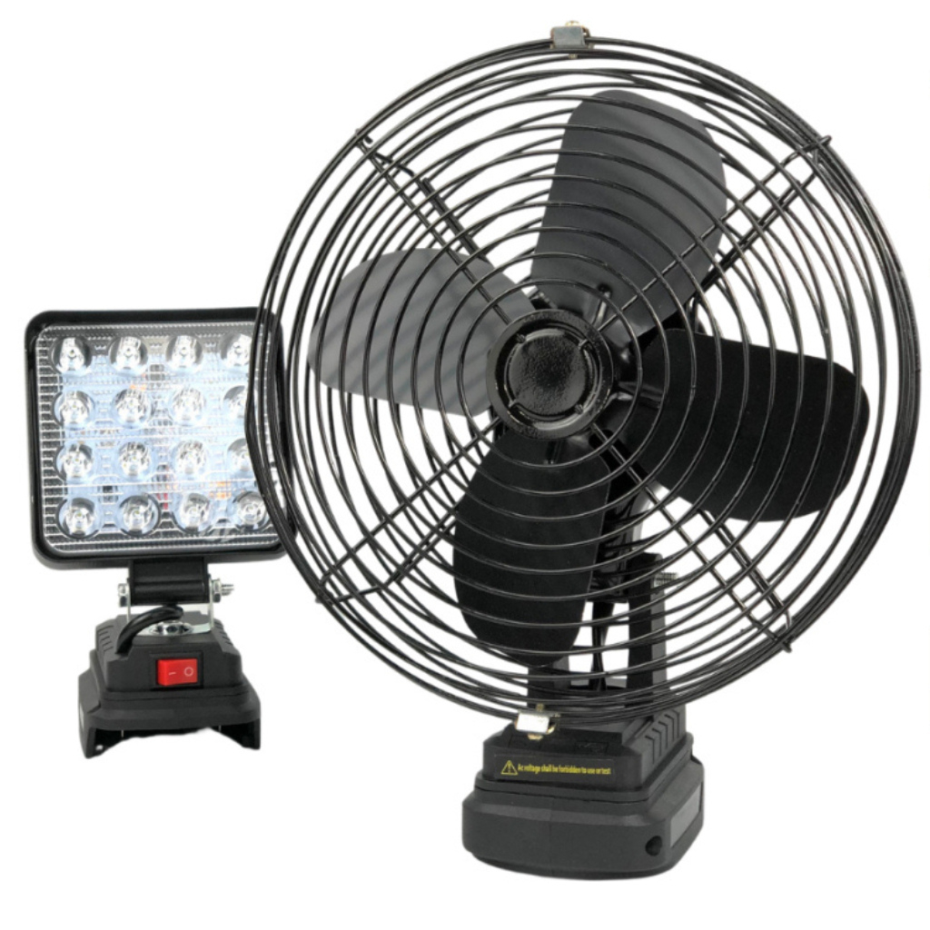 Combo 4 món quạt đèn chân phổ thông Makita 4cm