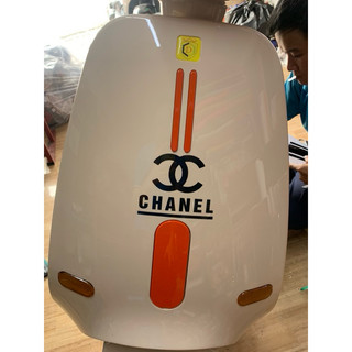 tem xe đạp điện mini QJIANG VC decal nhiều màu trang trí xe mẫu Cha.n.e.l