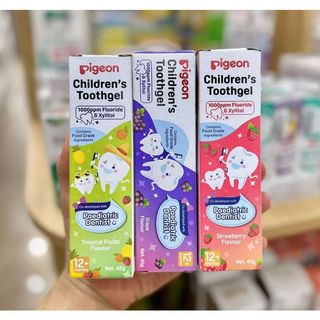 Kem Đánh Răng Pigeon Không Cay, Nuốt Được, Chống Sâu Răng Cho Bé Từ 1 Tuổi