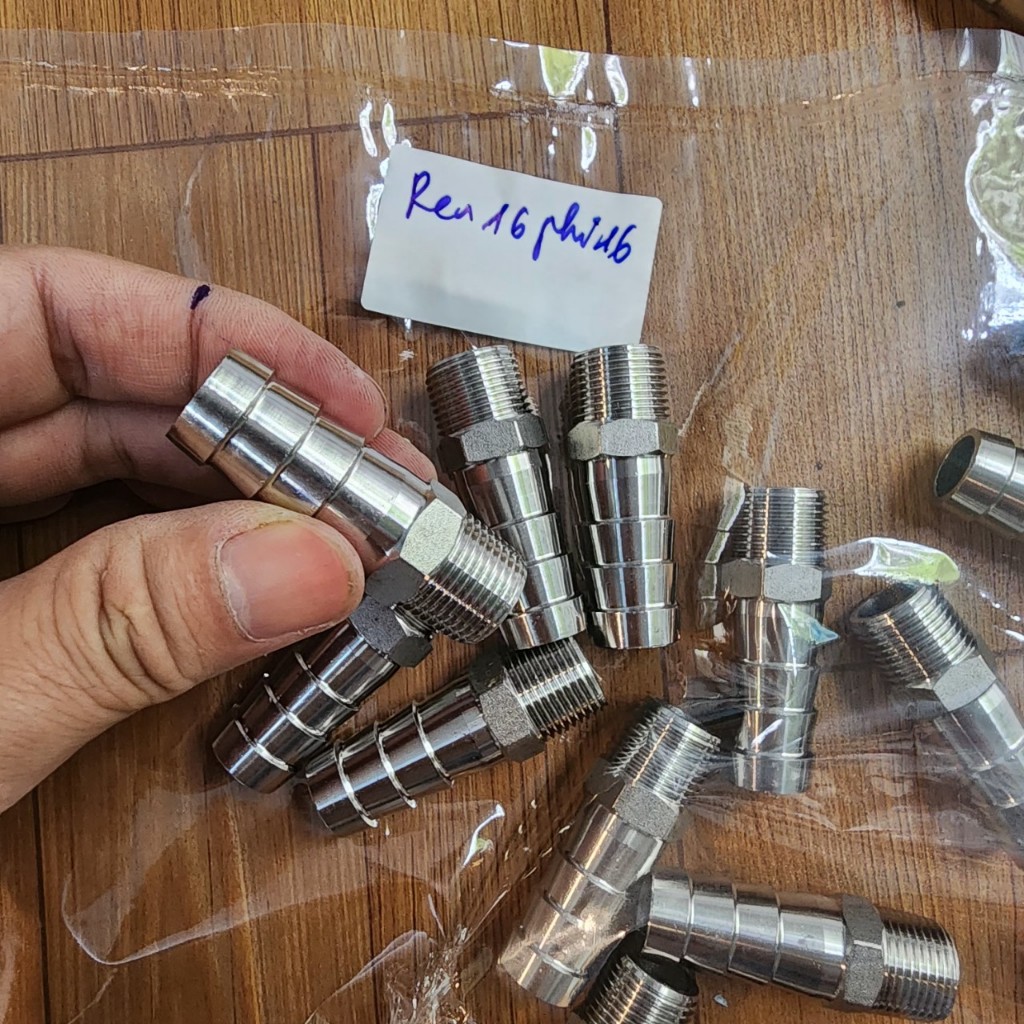 Cút nối inox 304 ren 10.3mm 13mm đuôi chuột các cỡ phi 6 8 10 | Shopee ...