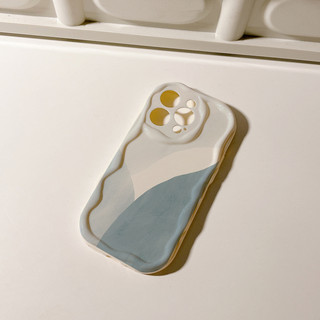 Ốp lưng TPU mềm Sóng Nổi Mùa Xanh Loang cho Iphone 6s/6splus/7/7plus/8/8plus/x/11/12/13/14/max/promax sk1714