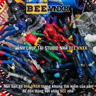 Set 3 siêu nhân Marvel, DC không trùng mẫu cao 17cm, hãng xuất dư - Mô hình Người nhện, người sắt, Captain, Venom, Hulk