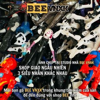 Set 3 siêu nhân Marvel, DC không trùng mẫu cao 17cm, hãng xuất dư - Mô hình Người nhện, người sắt, Captain, Venom, Hulk