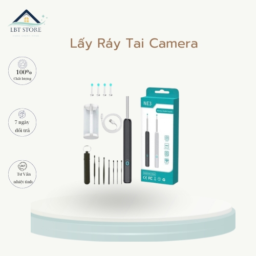 Dụng Cụ Lấy Ráy Tai Có Camera Thông Minh-Kết Nối Điện Thoại LBT Store ...
