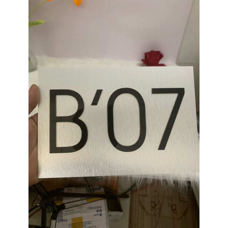 Biển số nhà. Bảng số nhà. Đặt hàng theo yêu cầu. Bs06