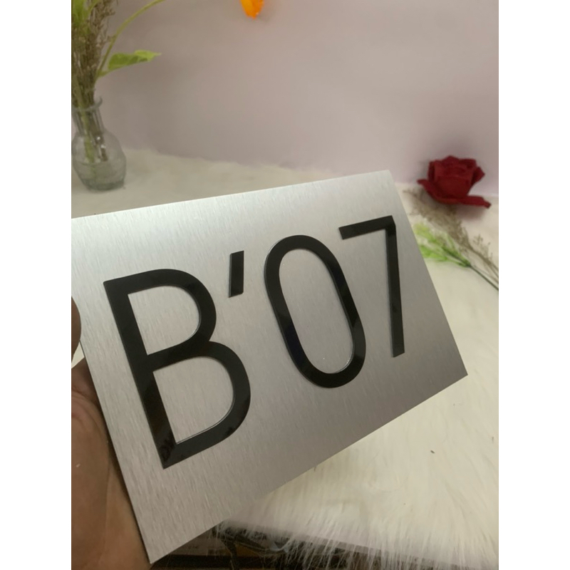 Biển số nhà. Bảng số nhà. Đặt hàng theo yêu cầu. Bs06