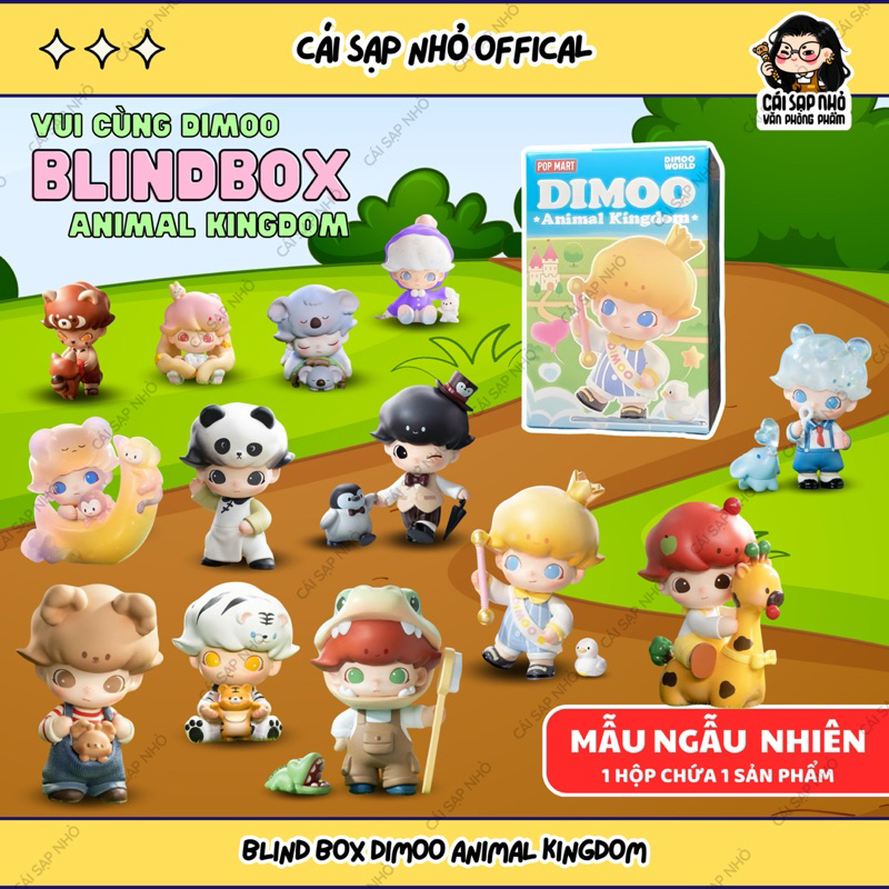 Blind Box Mô Hình Nhân Vật Dimoo Kì Thú - 1 Hộp Đựng 1 Con Ngẫu Nhiên ...