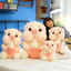 Gấu Bông Heo Ôm Bình Sữa CỠ ĐẠI , Gối Ôm Chất Nỉ Nhung Co Giãn Mềm Mịn - 100% Bông Tinh Khiết